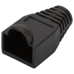 COPRI PLUG RJ45 8P8C CON SERRACAVO, NERO