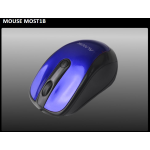 MOUSE OTTICO USB ALANTIK MOST1B BLU LUCIDO 4 TASTI