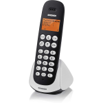 TELEFONO CORDLESS BRONDI ADARA RUBRICA/LISTA CHIAMATE/BLOCCO TASTI BIANCO/NERO