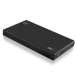 BOX ESTERNO PER HARD DISK / SSD SATA HDD 2,5" USB 3.1 EWENT EW7032 NERO | ALLUMINIO