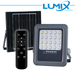 FARO PROIETTORE SOLARE LED DA ESTERNO 100W 4000K LUCE NATURALE CON CREPUSCOLARE E TIMER CON TELECOMANDO