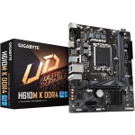 GIGABYTE H610M-K DDR4, Scheda Madre Micro-ATX - Supporta i processori Intel 12th Gen Core, LGA 1700 - 2 x DIMM (3200MHz), Memory DDR4