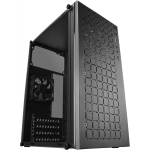 Mars Gaming MC-1000, Case MicroATX, Metal-Mesh, Finestra Laterale Completa, 1x Ventola FDB 80mm Ultra-Silenziosa, Black