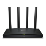 ROUTER F (FTTH* | FTTB | ETHERNET), WI-FI 6 AX1500 TP-LINK ARCHER AX12