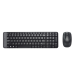 LOGITECH WIRELESS COMBO MK220 KIT MOUSE E TASTIERA NERO